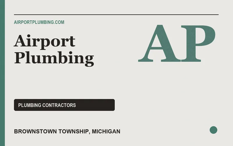 Airport Plumbing in Brownstown Township, Michigan
