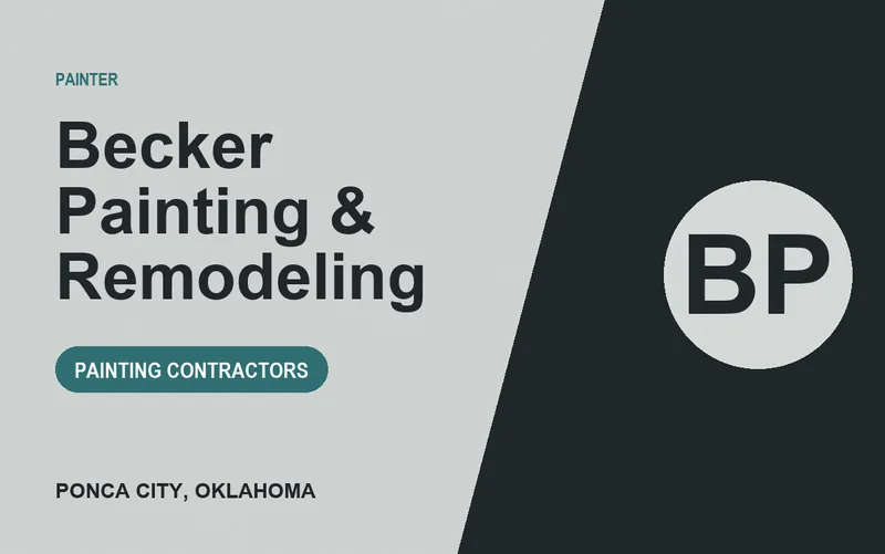 Becker Painting & Remodeling in Ponca City, Oklahoma