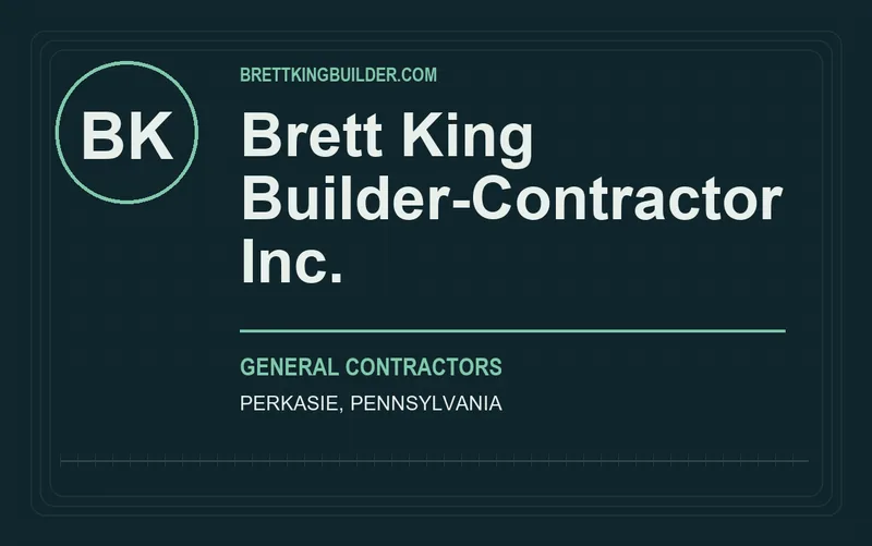 Brett King Builder-Contractor Inc. in Perkasie, Pennsylvania