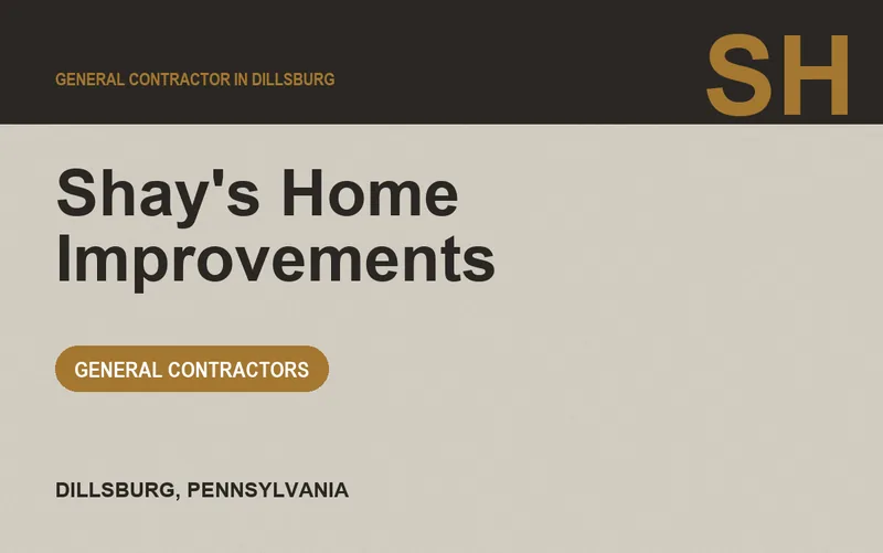 Shay's Home Improvements in Dillsburg, Pennsylvania