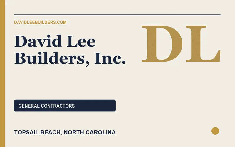 David Lee Builders, Inc. in Topsail Beach, North Carolina