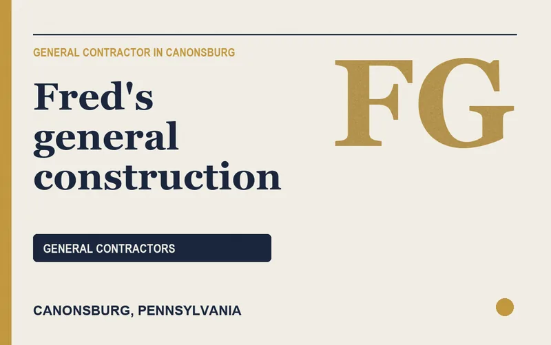 Fred's general construction in Canonsburg, Pennsylvania