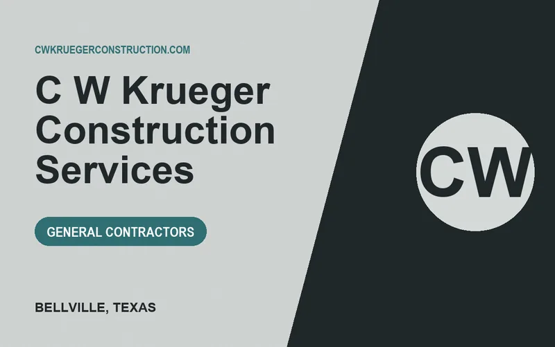 C W Krueger Construction Services in Bellville, Texas