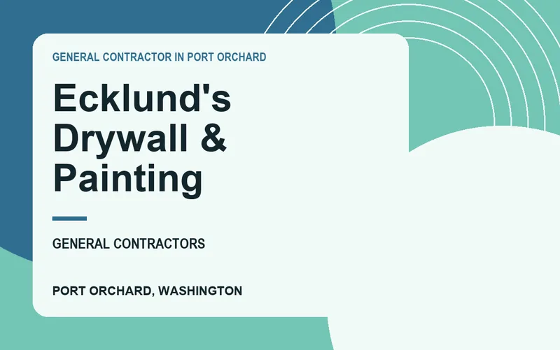 Ecklund's Drywall & Painting in Port Orchard, Washington