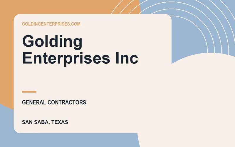 Golding Enterprises Inc in San Saba, Texas