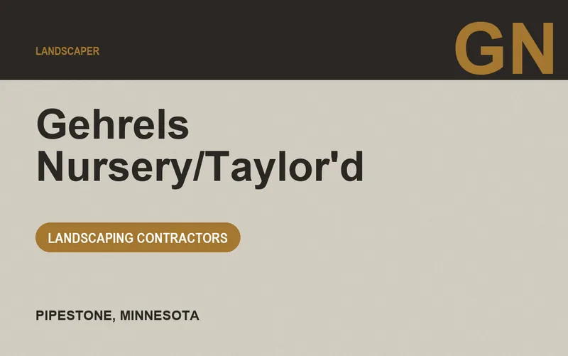 Gehrels Nursery/Taylor'd in Pipestone, Minnesota