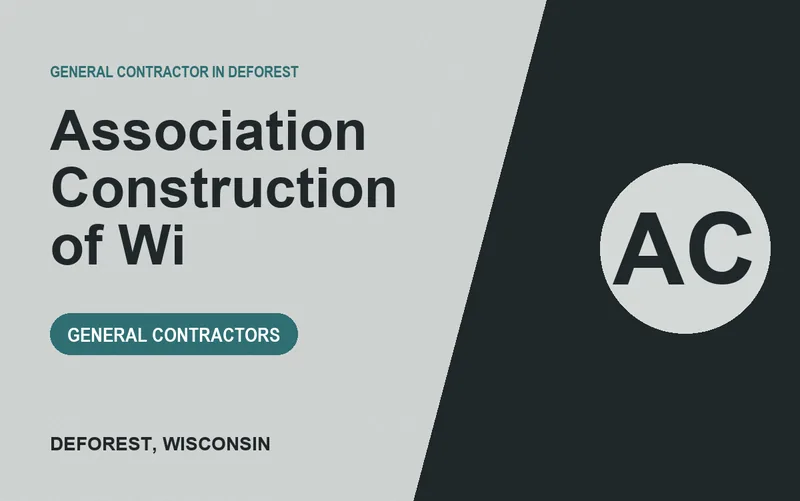 Association Construction of Wi in DeForest, Wisconsin
