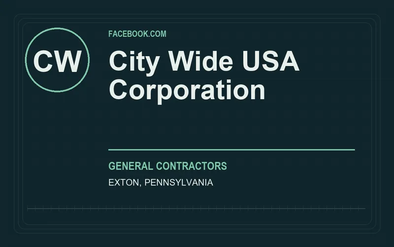 City Wide USA Corporation in Exton, Pennsylvania