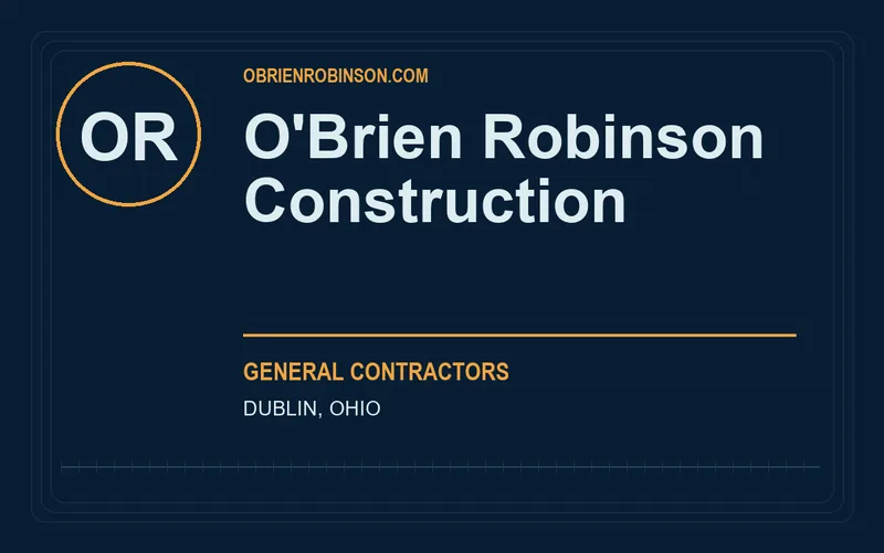 O'Brien Robinson Construction in Dublin, Ohio