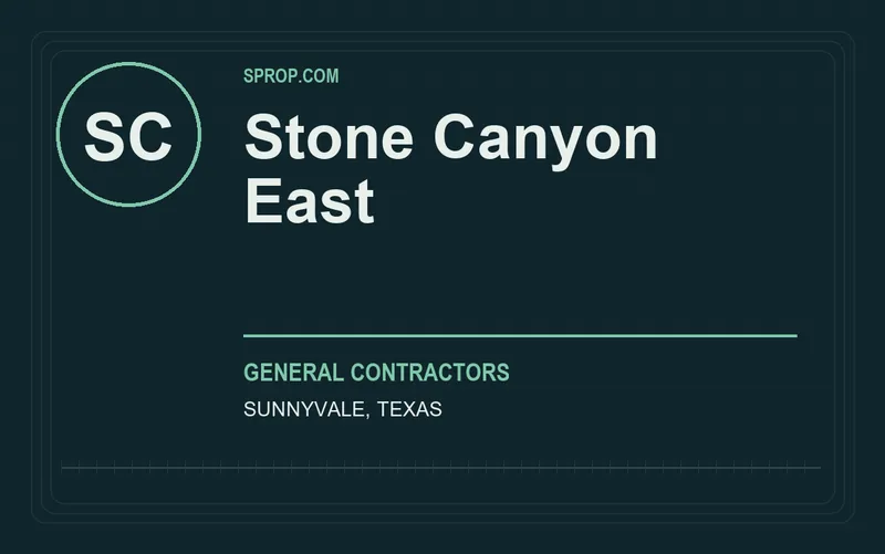 Stone Canyon East in Sunnyvale, Texas