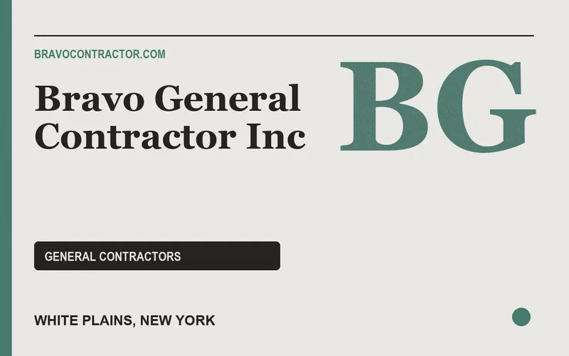 Bravo General Contractor Inc in White Plains, New York
