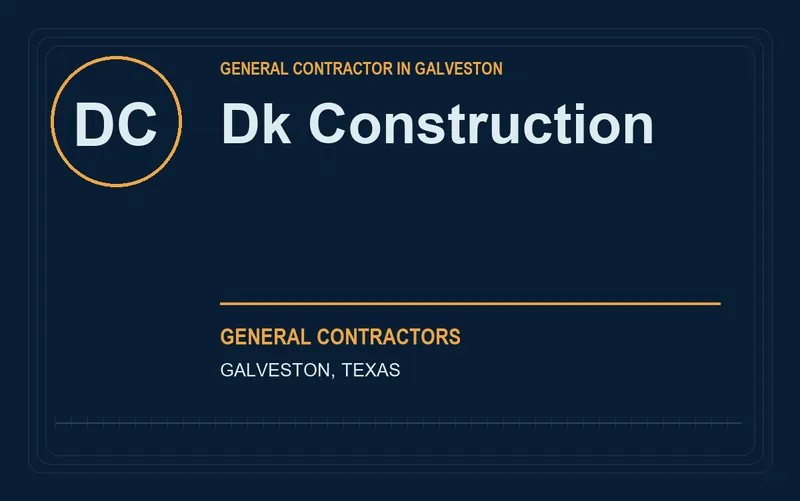 Dk Construction in Galveston, Texas