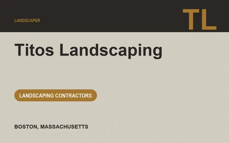 Titos Landscaping in Boston, Massachusetts