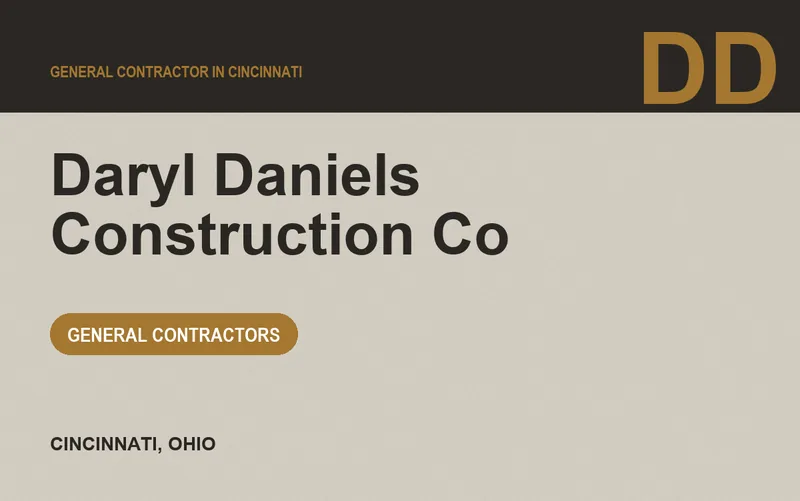 Daryl Daniels Construction Co in Cincinnati, Ohio