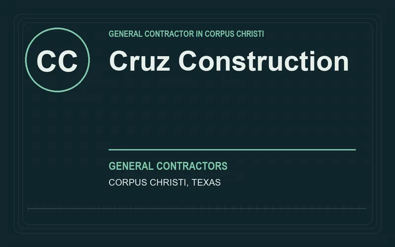Cruz Construction in Corpus Christi, Texas