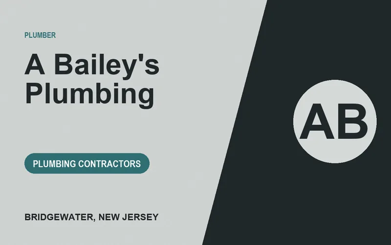 A Bailey's Plumbing in Bridgewater, New Jersey