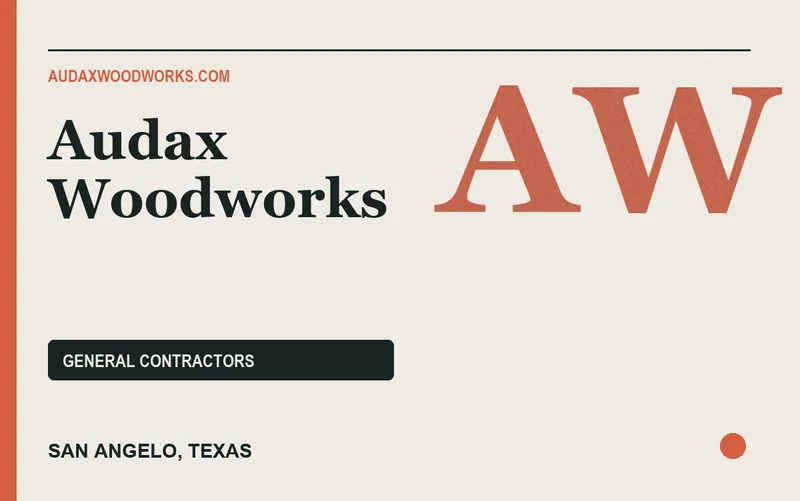 Audax Woodworks in San Angelo, Texas