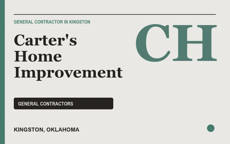Carter's Home Improvement in Kingston, Oklahoma