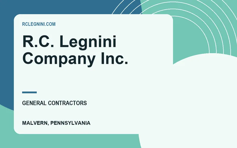 R.C. Legnini Company Inc. in Malvern, Pennsylvania