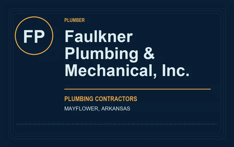 Faulkner Plumbing & Mechanical, Inc. in Mayflower, Arkansas