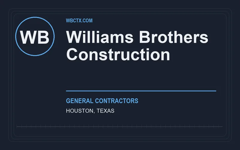 Williams Brothers Construction in Houston, Texas