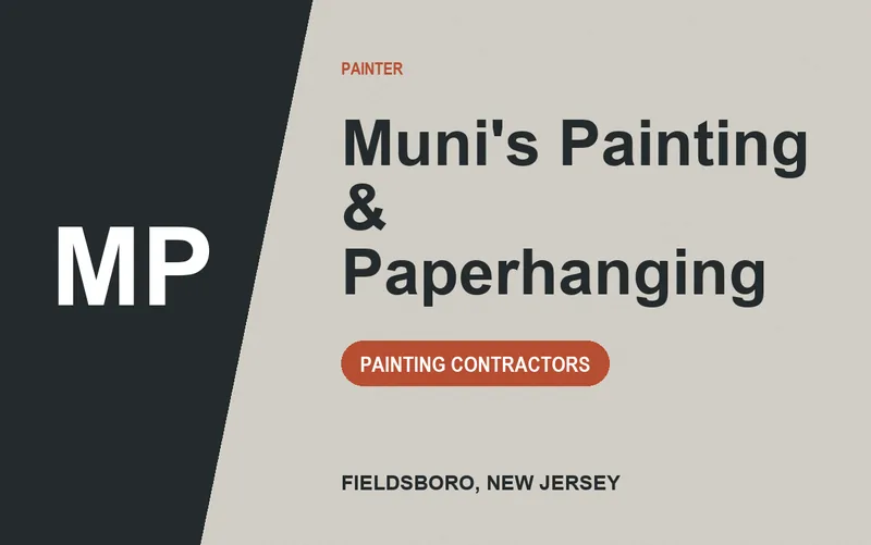 Muni's Painting & Paperhanging in Fieldsboro, New Jersey