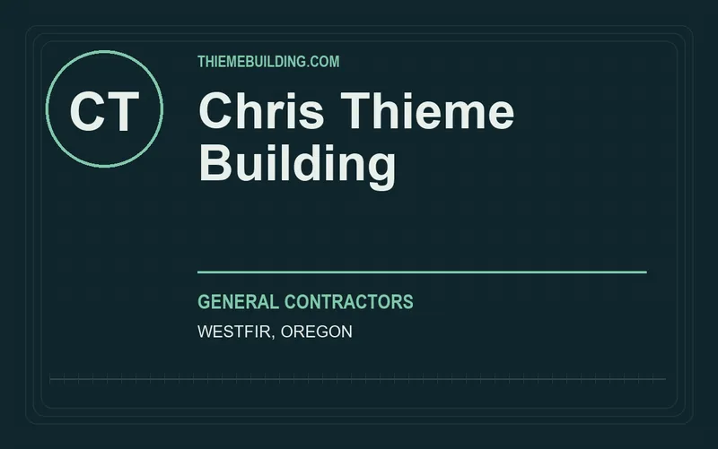Chris Thieme Building in Westfir, Oregon