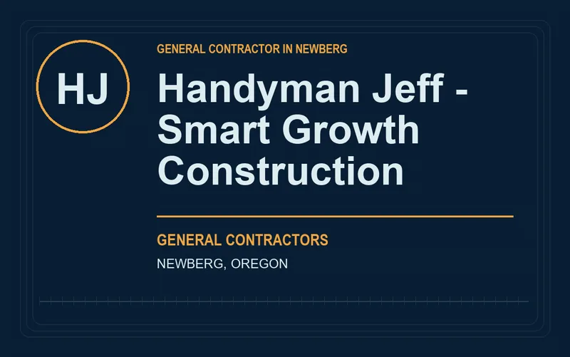 Handyman Jeff - Smart Growth Construction in Newberg, Oregon