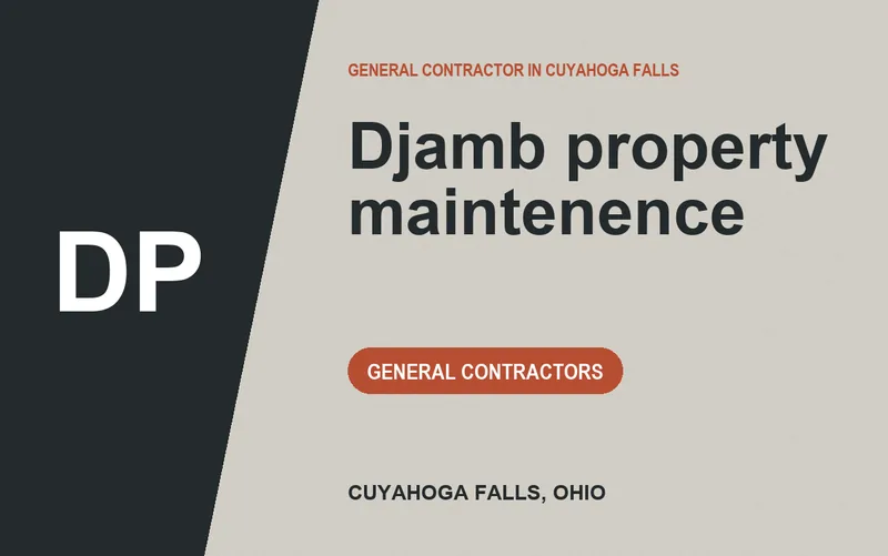 Djamb property maintenence in Cuyahoga Falls, Ohio