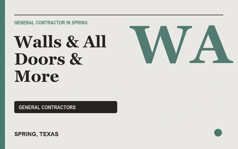Walls & All Doors & More in Spring, Texas