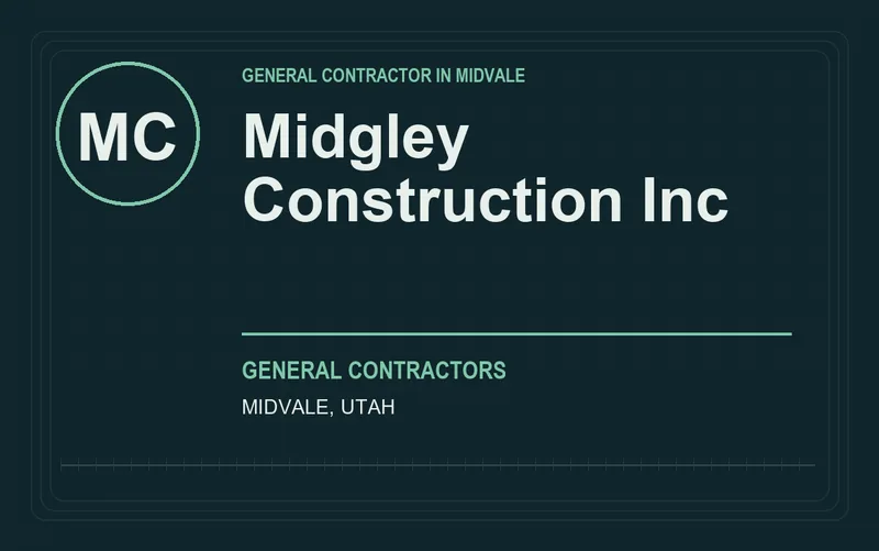 Midgley Construction Inc in Midvale, Utah