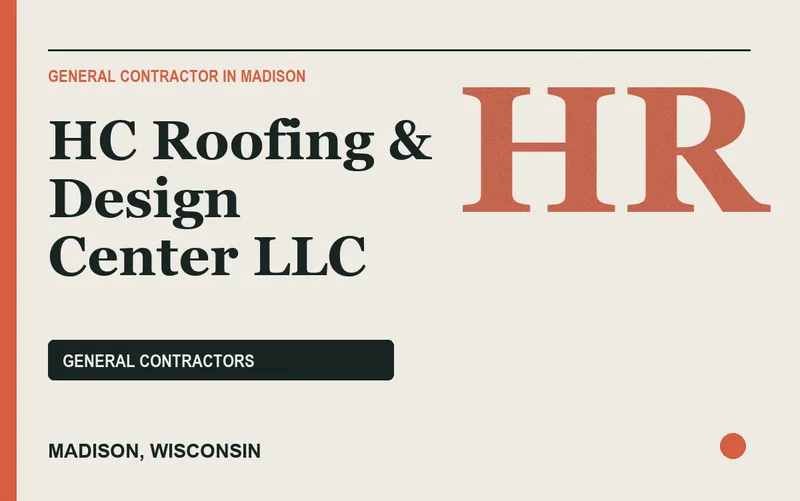 HC Roofing & Design Center LLC in Madison, Wisconsin