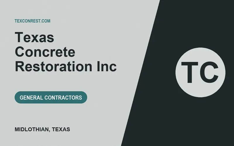 Texas Concrete Restoration Inc in Midlothian, Texas