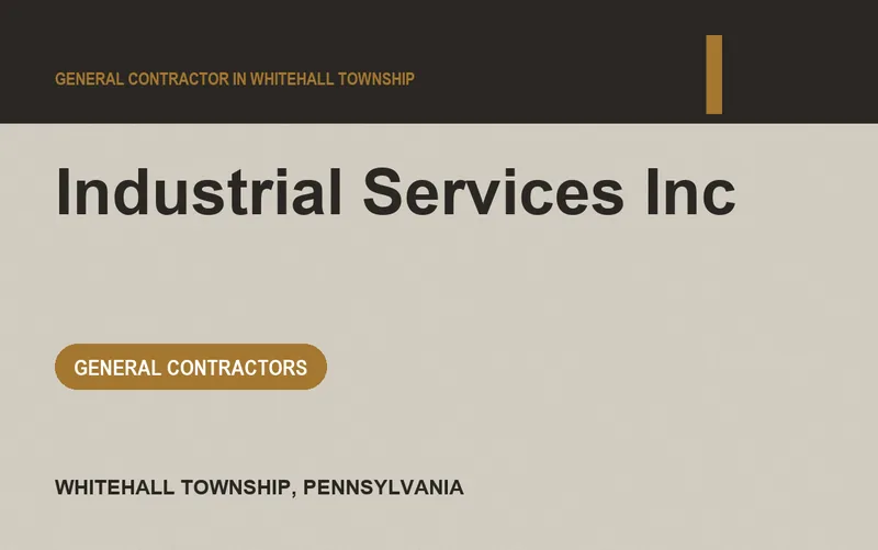 Industrial Services Inc in Whitehall Township, Pennsylvania