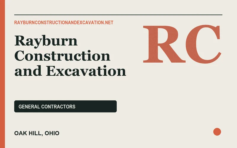 Rayburn Construction and Excavation in Oak Hill, Ohio
