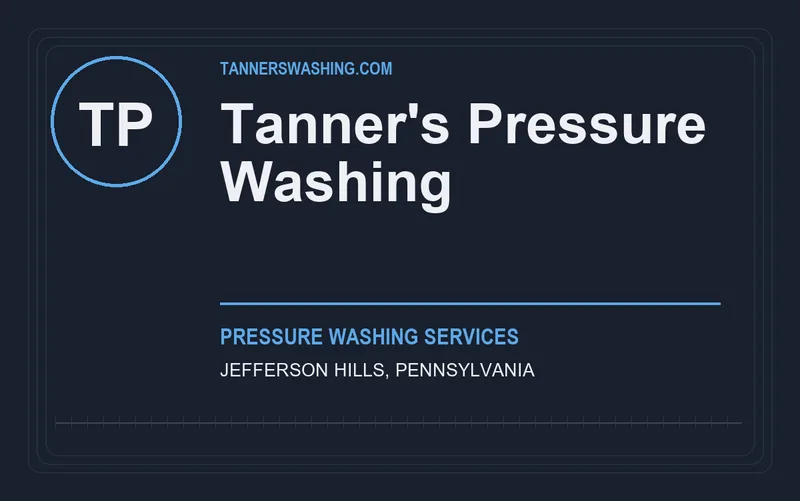 Tanner's Pressure Washing in Jefferson Hills, Pennsylvania
