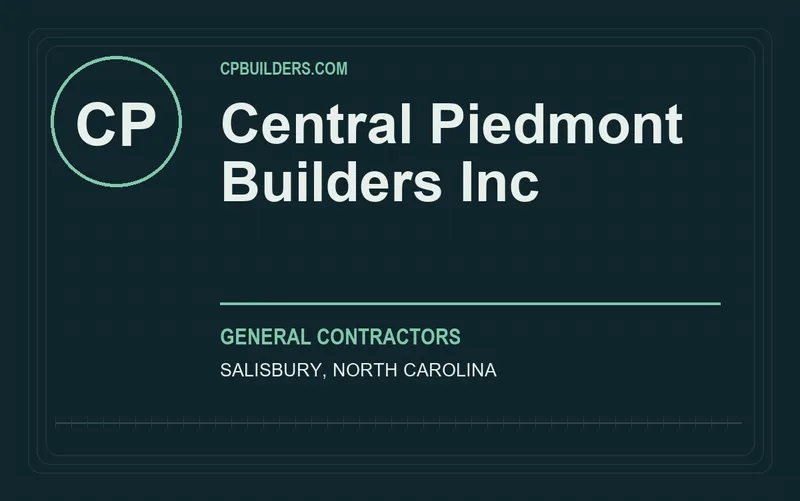 Central Piedmont Builders Inc in Salisbury, North Carolina