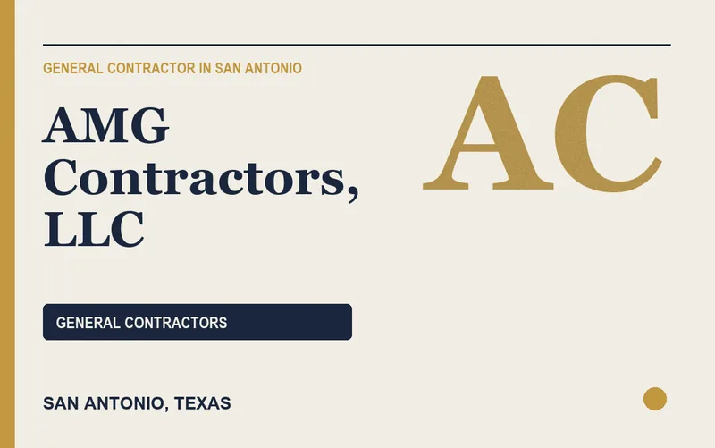 AMG Contractors, LLC in San Antonio, Texas