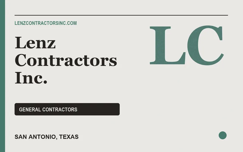 Lenz Contractors Inc. in San Antonio, Texas