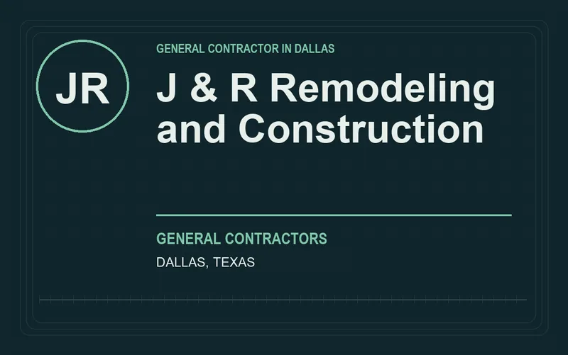 J & R Remodeling and Construction in Dallas, Texas