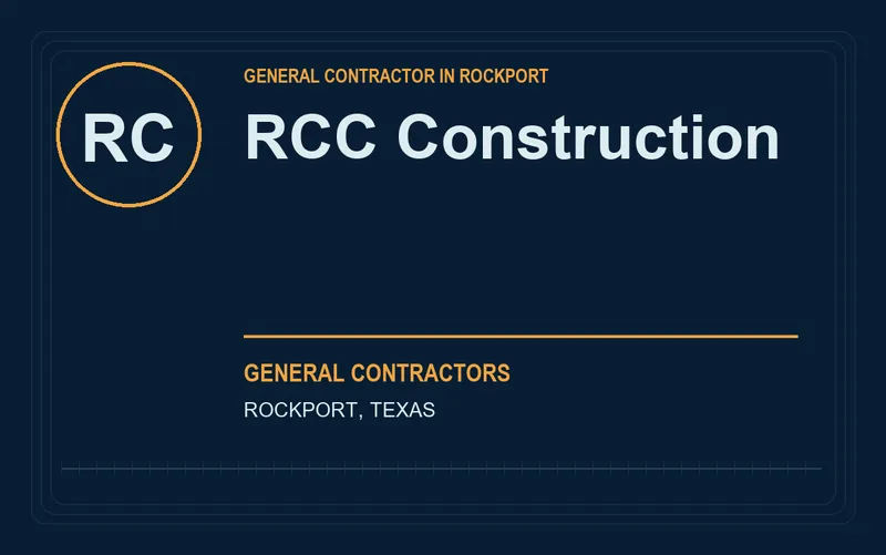 RCC Construction in Rockport, Texas