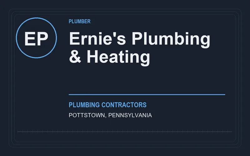 Ernie's Plumbing & Heating in Pottstown, Pennsylvania