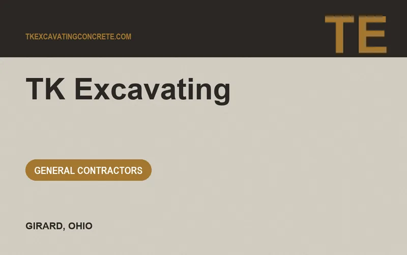 TK Excavating in Girard, Ohio