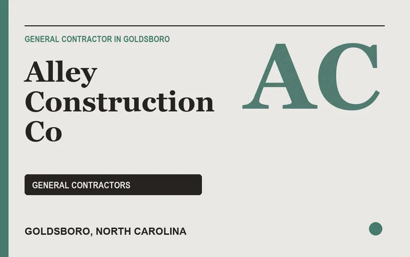 Alley Construction Co in Goldsboro, North Carolina