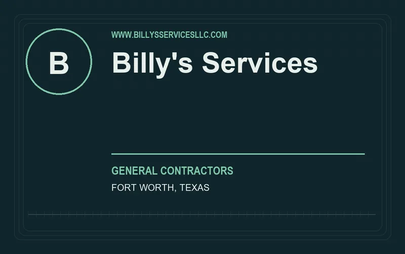 Billy's Services in Fort Worth, Texas
