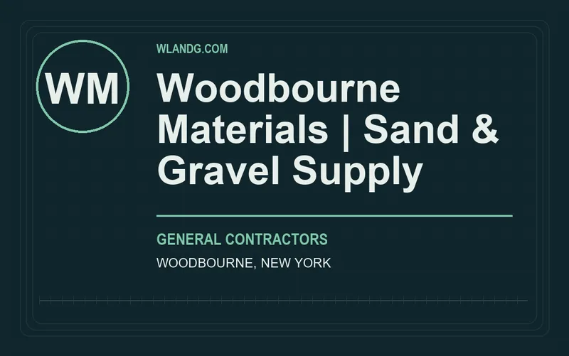 Woodbourne Materials | Sand & Gravel Supply in Woodbourne, New York