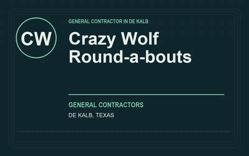 Crazy Wolf Round-a-bouts in De Kalb, Texas