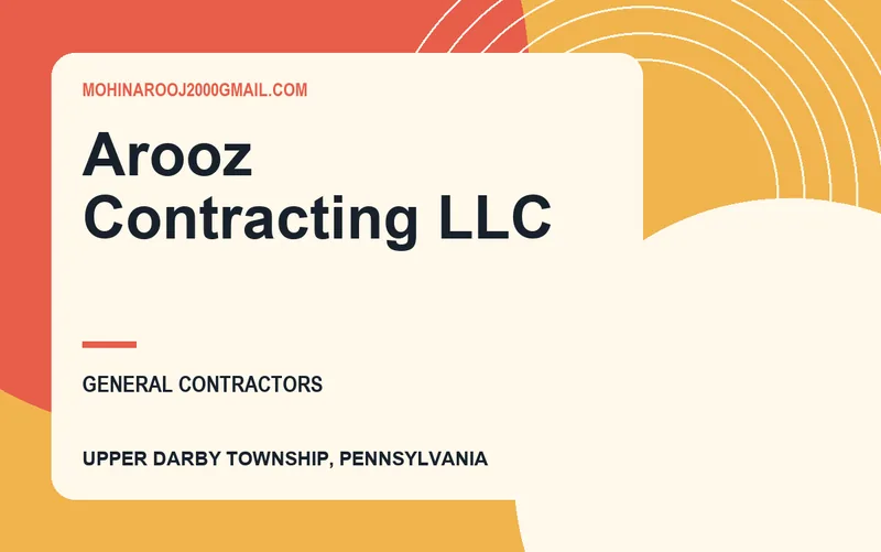 Arooz Contracting LLC in Upper Darby Township, Pennsylvania