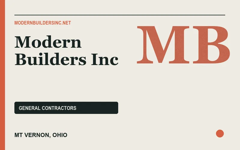 Modern Builders Inc in Mt Vernon, Ohio
