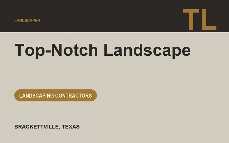 Top-Notch Landscape in Brackettville, Texas